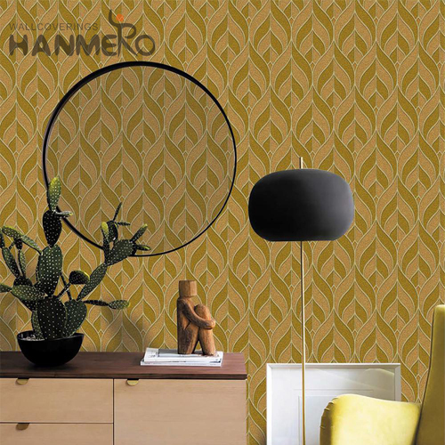 HANMERO PVC New Style Geometric Embossing Modern TV Background 0.53*9.2M wallpaper design