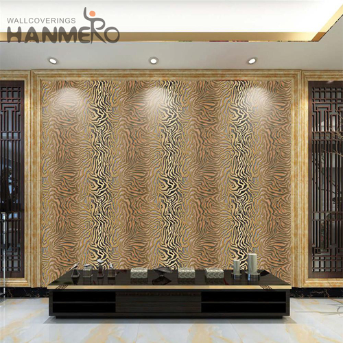 HANMERO PVC New Style Geometric Embossing Modern TV Background wallpaper for bedroom walls designs 0.53*9.2M