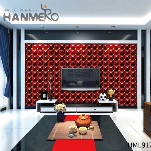 HANMERO PVC Cheap Damask Deep Embossed 0.53*9.2M Exhibition European home wallpaper ideas