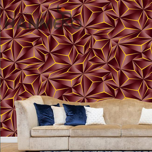 HANMERO PVC Unique Geometric Embossing Modern 0.53*9.5M Saloon embossed wallpaper border