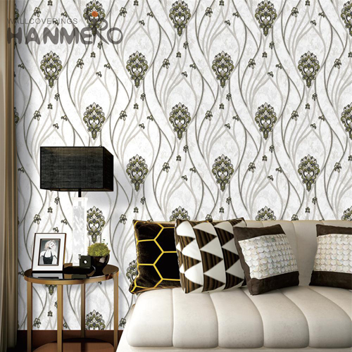 HANMERO wallpaper home decor Strippable Flowers Deep Embossed European Cinemas 1.06*15.6M PVC