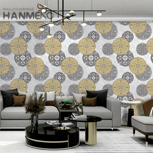 HANMERO PVC Strippable Flowers Deep Embossed European wallpaper walls room 1.06*15.6M Cinemas