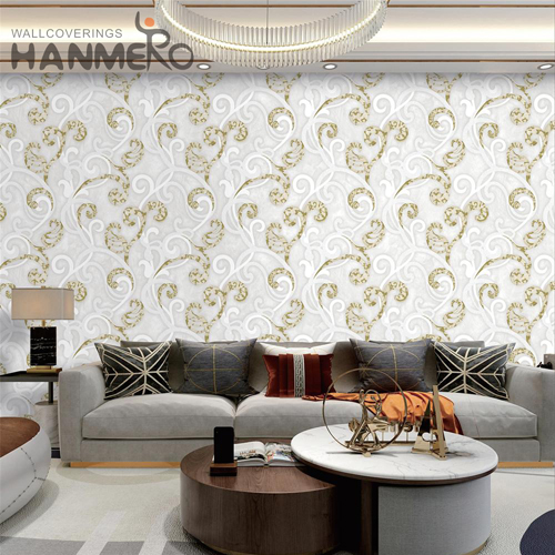 HANMERO PVC 1.06*15.6M Flowers Deep Embossed European Cinemas Strippable wallpaper download