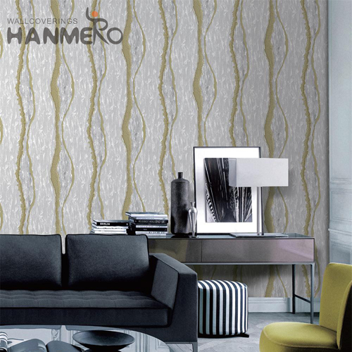 HANMERO PVC Strippable Flowers 1.06*15.6M European Cinemas Deep Embossed interior wall wallpaper