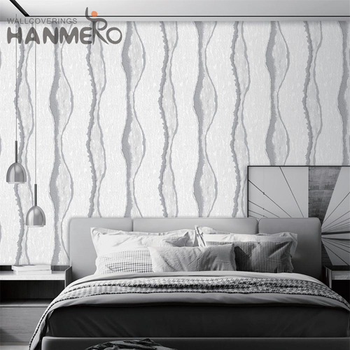 HANMERO PVC Strippable Flowers Deep Embossed 1.06*15.6M Cinemas European brown wallpaper