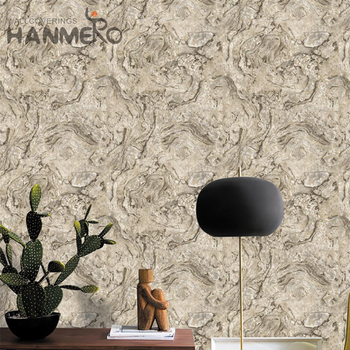 HANMERO PVC Standard Geometric Embossing Modern decorative wallpapers for walls 0.53*10M Sofa background