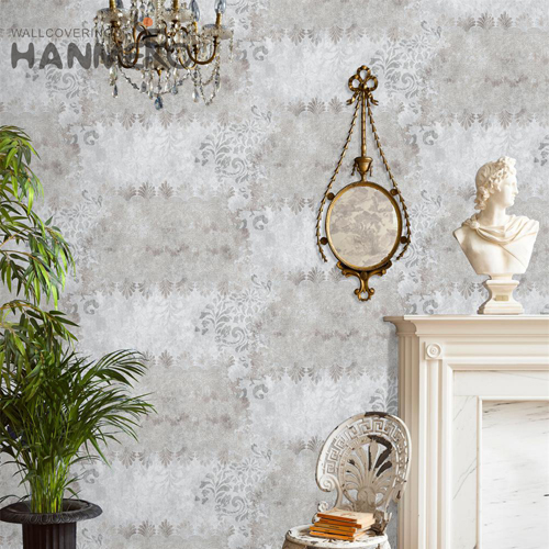 HANMERO PVC Sofa background Geometric Embossing Modern Standard 0.53*10M wallpaper changer