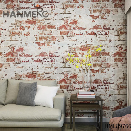 HANMERO discount wallpaper Best Selling Geometric Embossing Modern Lounge rooms 0.53*10M PVC