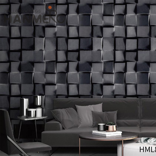 HANMERO PVC Best Selling interior wallpaper Embossing Modern Lounge rooms 0.53*10M Geometric