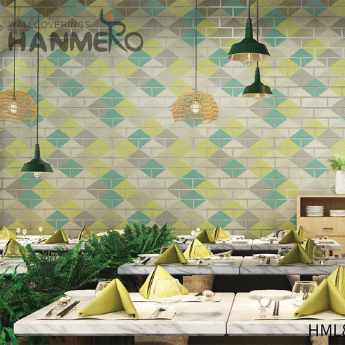 HANMERO PVC Best Selling Geometric Embossing Modern wallpaper for bedroom walls 0.53*10M Lounge rooms
