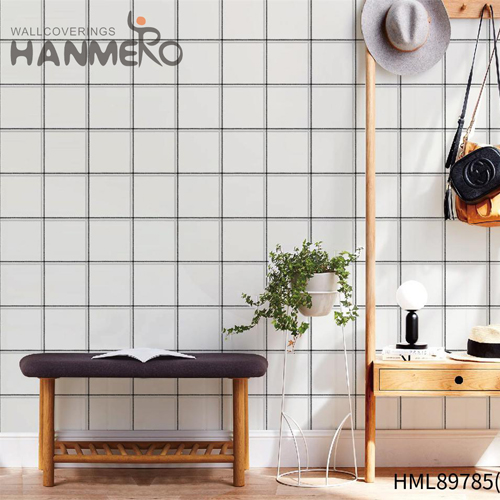 HANMERO PVC 0.53*10M Geometric Embossing Modern Lounge rooms Best Selling wallpaper home design