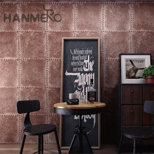 HANMERO PVC Best Selling 0.53*10M Embossing Modern Lounge rooms Geometric wallpaper online shop