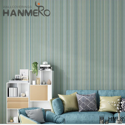 HANMERO Embossing Best Selling Geometric PVC Modern Lounge rooms 0.53*10M design of wallpaper