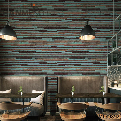HANMERO Best Selling PVC Geometric Embossing Modern Lounge rooms 0.53*10M shop wallpaper designs