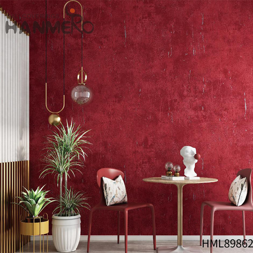 HANMERO Best Selling PVC Geometric 0.53*10M wallpaper of rooms decoration Lounge rooms Embossing Modern