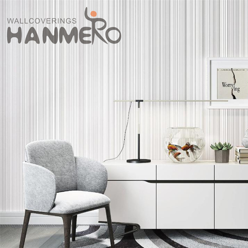HANMERO Best Selling PVC Geometric Embossing 0.53*10M design wallpaper for bedroom Modern Lounge rooms