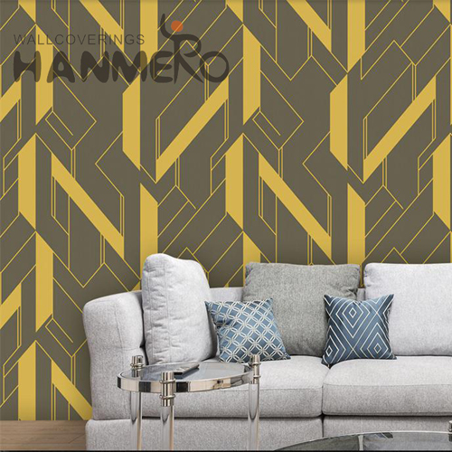 HANMERO PVC Wholesale Geometric Embossing home decor with wallpaper Church 0.53*9.5M Modern