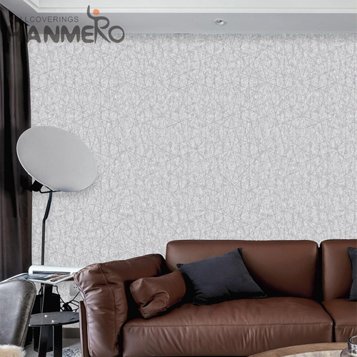 HANMERO PVC wallpaper collection Geometric Embossing Modern Exhibition 0.53*9.2M Decor
