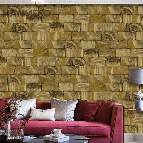 HANMERO PVC Decor Geometric Embossing order wallpaper online Exhibition 0.53*9.2M Modern