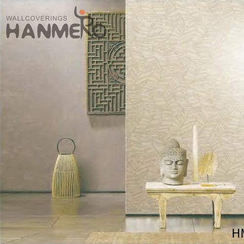 HANMERO PVC 3D Geometric Embossing Modern Children Room 0.53*10M flower wallpaper