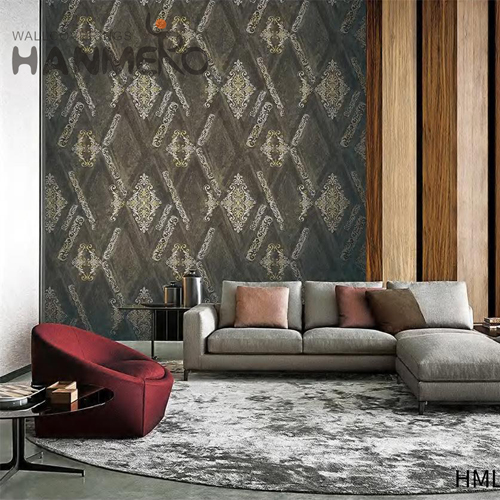 HANMERO PVC 0.53*10M Geometric Embossing Modern Children Room 3D wall and deco wallpaper