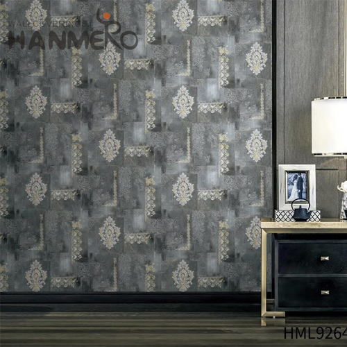 HANMERO PVC Newest Geometric Embossing Classic wall covering wallpaper 0.53*10M Children Room