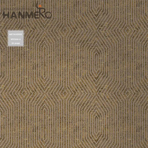 HANMERO kitchen wallpaper borders Nature Sense Geometric Embossing Modern Study Room 0.53*10M Non-woven