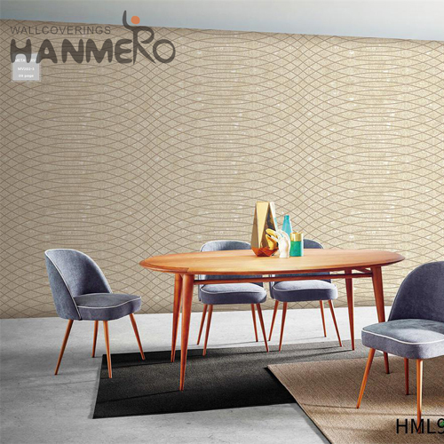 HANMERO Non-woven Nature Sense Geometric Embossing wallpaper border samples Study Room 0.53*10M Modern