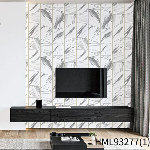 HANMERO PVC New Design Geometric Embossing Modern Photo studio 0.53*9.2M wallpaper pattern