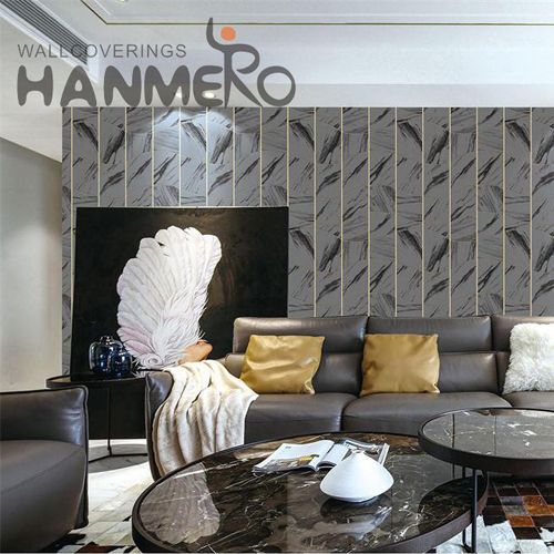 HANMERO pink wallpaper New Design Geometric Embossing Modern Photo studio 0.53*9.2M PVC