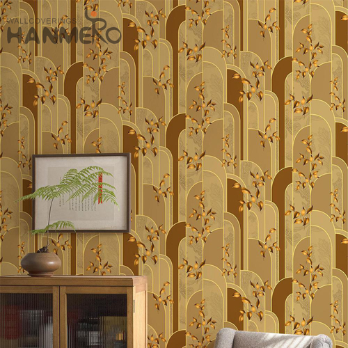 HANMERO PVC New Design 0.53*9.2M Embossing Modern Photo studio Geometric places to buy wallpaper
