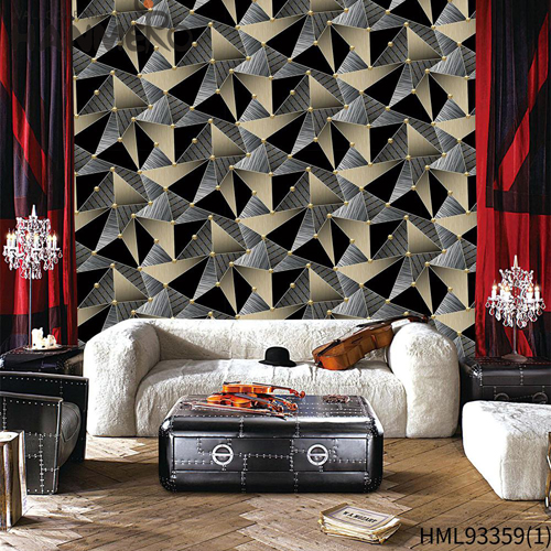 HANMERO PVC Embossing Geometric New Design Modern Photo studio 0.53*9.2M wallpaper for my home