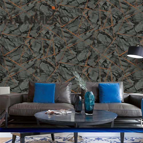 HANMERO PVC Imaginative Landscape Embossing Modern 0.53*9.5M Kitchen wallpaper for walls room