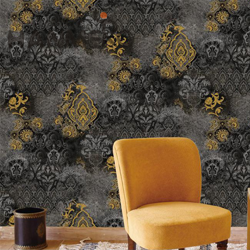 HANMERO PVC Strippable Geometric Embossing wallpaper room design Restaurants 0.53*9.5M Modern