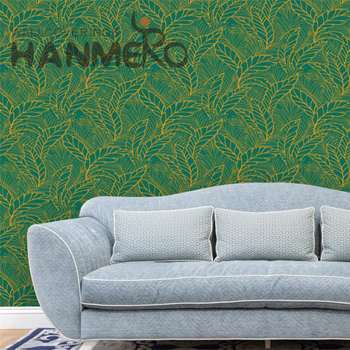 HANMERO PVC Strippable Geometric Embossing Modern 0.53*9.5M Restaurants house design wallpaper