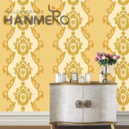 HANMERO PVC Restaurants Geometric Embossing Modern Strippable 0.53*9.5M buy designer wallpaper online