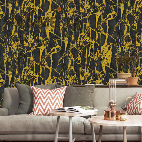 HANMERO PVC Strippable Modern Embossing Geometric Restaurants 0.53*9.5M design wallpaper online