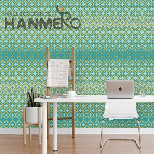 HANMERO PVC Strippable Geometric Modern Embossing Restaurants 0.53*9.5M cool wallpapers for walls