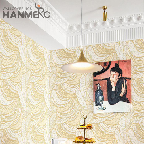 HANMERO Newest PVC Embossing European Study Room 0.53M wallpaper unique designs Geometric