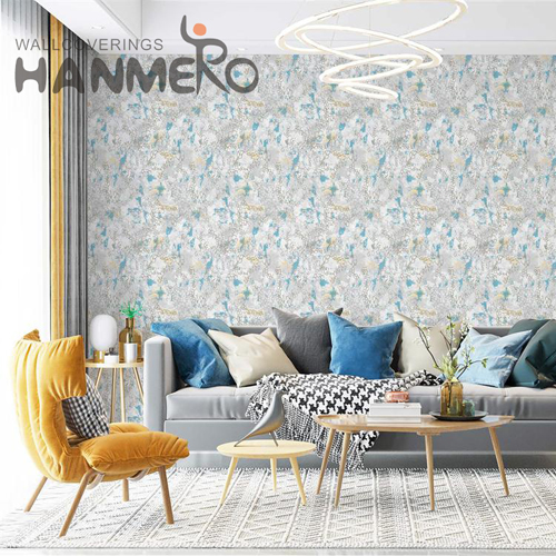 HANMERO PVC 0.53*10M Landscape Embossing Pastoral Bed Room Imaginative house of wallpaper