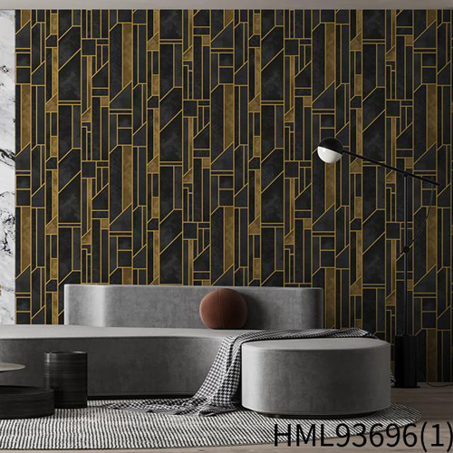 HANMERO PVC Seller Geometric Embossing Modern Kitchen 0.53*10M wallpaper store