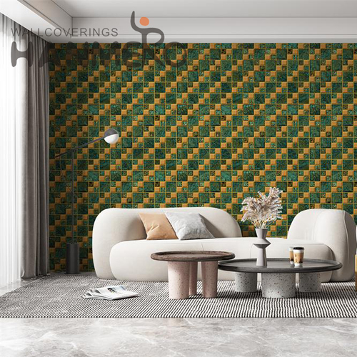 HANMERO PVC Seller Geometric wallpaper supplies online Modern Kitchen 0.53*10M Embossing