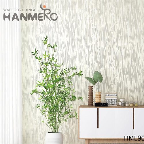 HANMERO 0.53*10M Affordable Geometric Embossing Modern House Non-woven paper wall decor