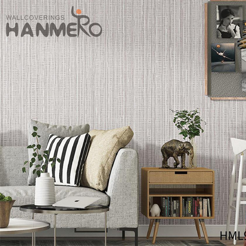 HANMERO Non-woven Affordable 0.53*10M Embossing Modern House Geometric wall wallpaper designs