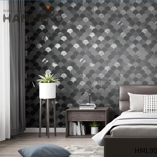 HANMERO House Affordable Geometric Embossing Modern Non-woven 0.53*10M interesting wallpaper for walls