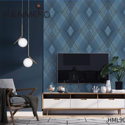HANMERO Non-woven Affordable Geometric House Modern Embossing 0.53*10M buy wallpaper border