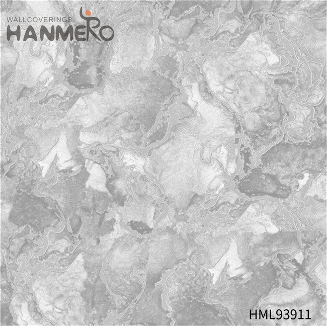HANMERO PVC Cheap Geometric Embossing Modern wallpaper pattern 1.06*15.6M Restaurants