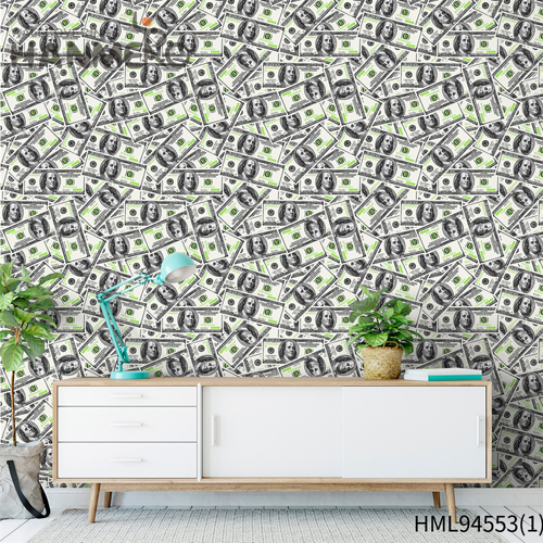 HANMERO PVC New Design unique wallpaper for walls Embossing Modern Lounge rooms 0.53*9.2M Geometric