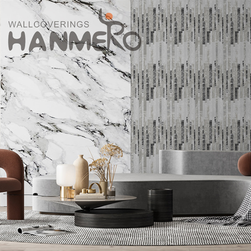 HANMERO PVC Professional Landscape wall covering stores Pastoral Restaurants 0.53*10M Embossing