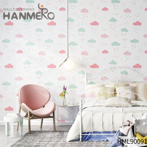 HANMERO Non-woven Factory Sell Directly Geometric Embossing Modern Kitchen 0.53*10M 3d wallpaper